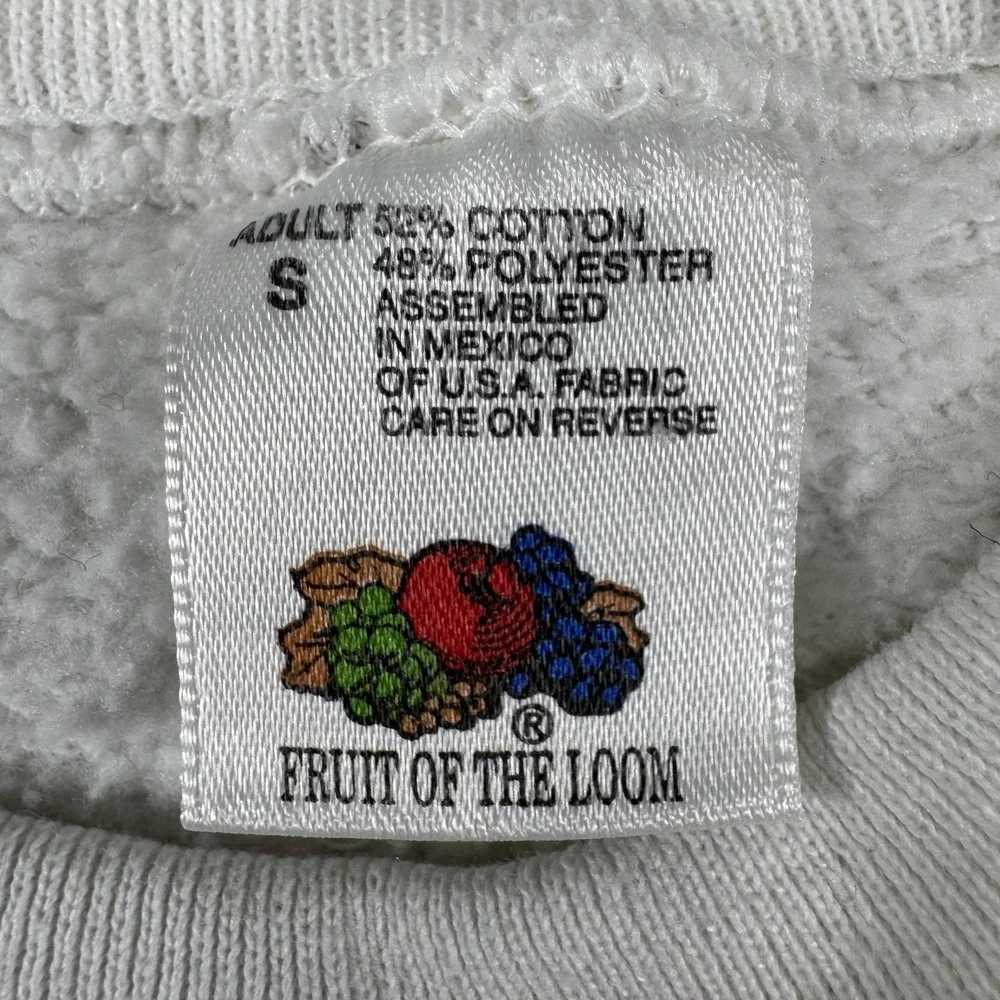 Vintage 90's/Y2K Ice SKATING Nothing Else‎ Matters Sweatshirt Small White Sports